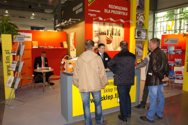 Stoisko TIM SA - sekcja "Rozwiązania dla przemysłu"