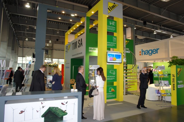 Stoisko TIM SA - sekcja "Efektywność energetyczna" i "TIM SA"